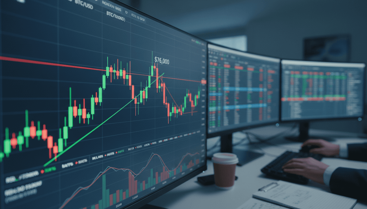 Bitcoin Eyes $76,000 Target as Key Technical Breakout Looms