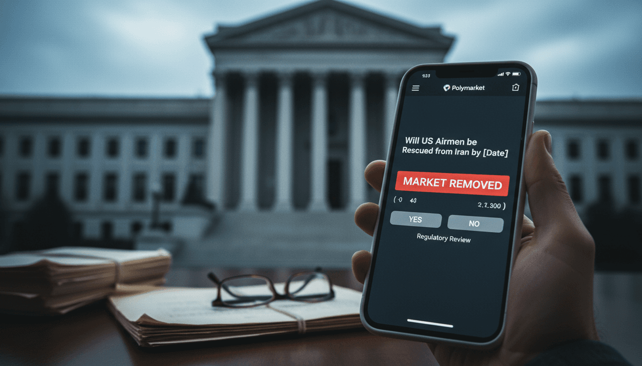 Polymarket Pulls Iran Rescue Market Amid Regulatory Storm